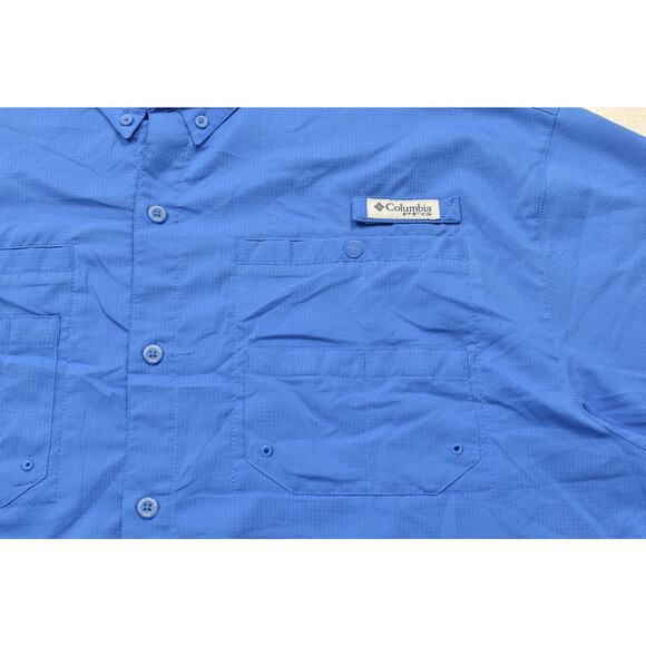 Columbia Mens Blue Sportswear T-Shirt Size XXL/2TG Short Sleeve - Picture 6 of 8